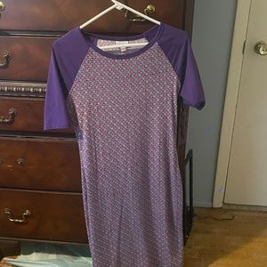 Multi color purple and pink dress